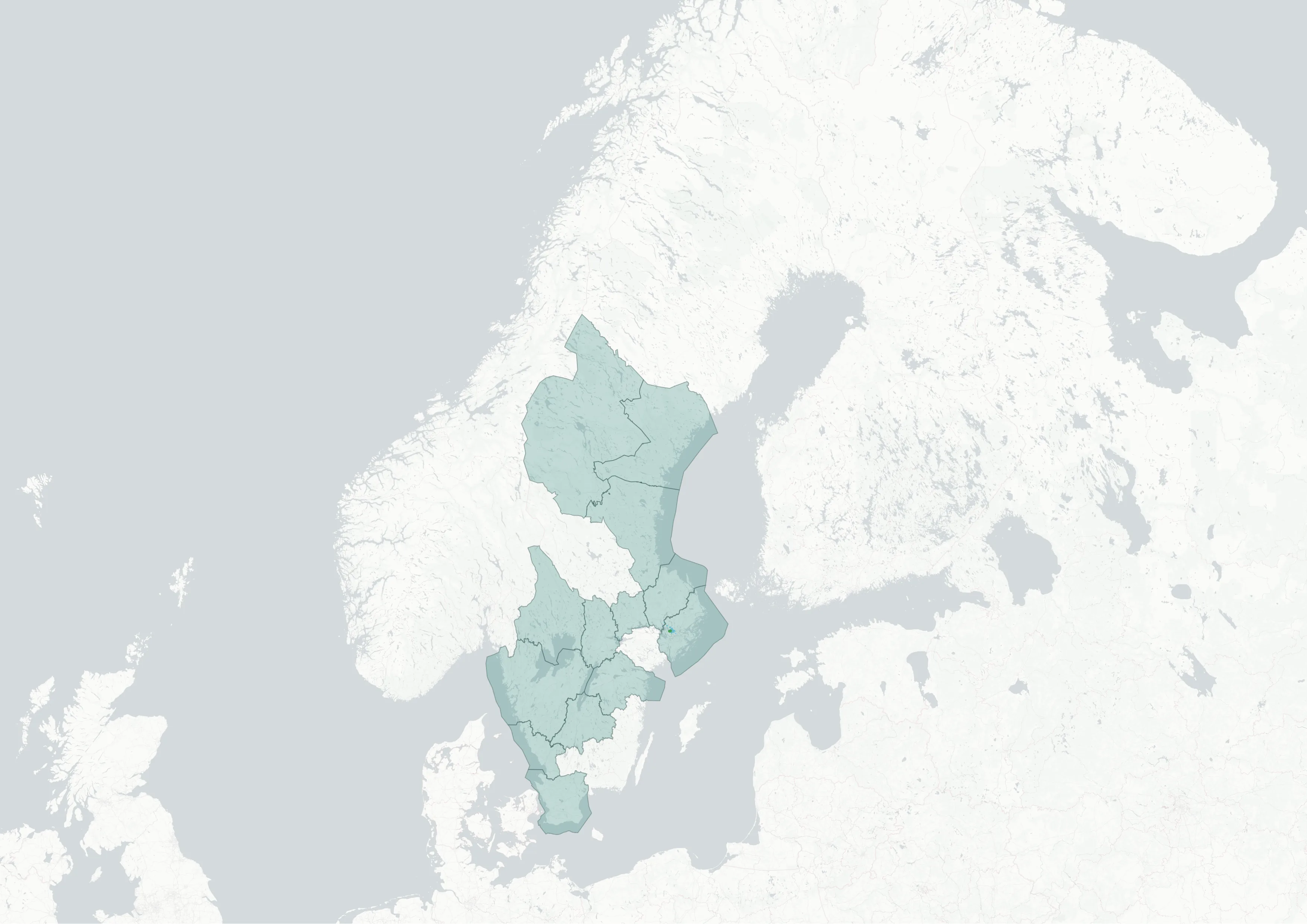 Täckningsvy för Restidsanalys